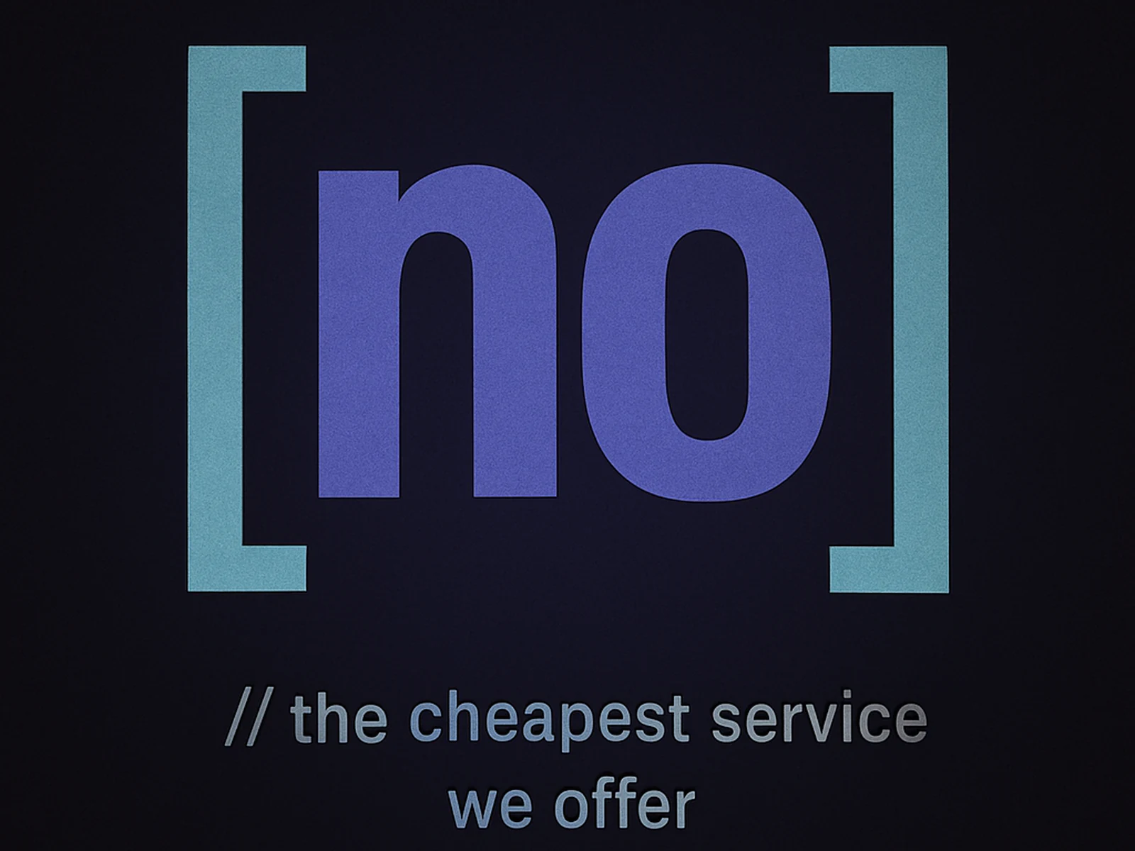 On saying no